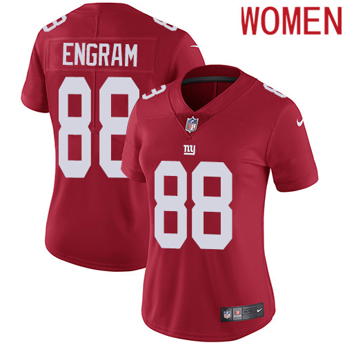 2019 Women New York Giants #88 Engram red Nike Vapor Untouchable Limited NFL Jersey->women nfl jersey->Women Jersey